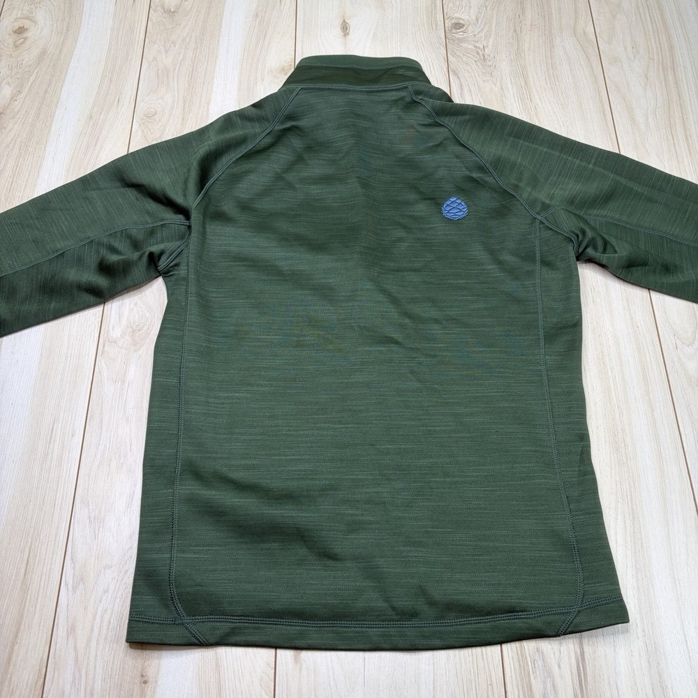 Stio Men's Gannett Peak Fleece 1/2 Zip Pullover Sweater Green Size Small Stretch - Picture 12 of 16